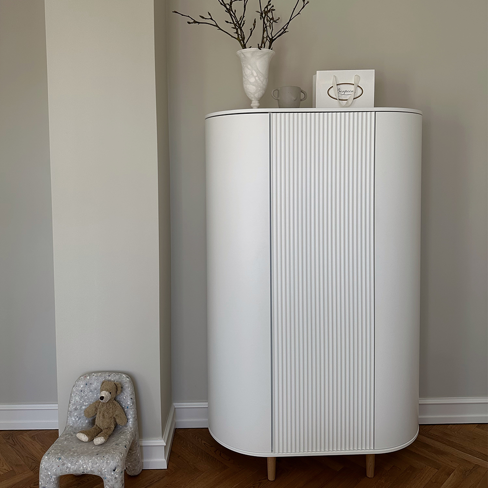 Kas Kopenhagen Kleiderschrank &#39;Kai&#39; White