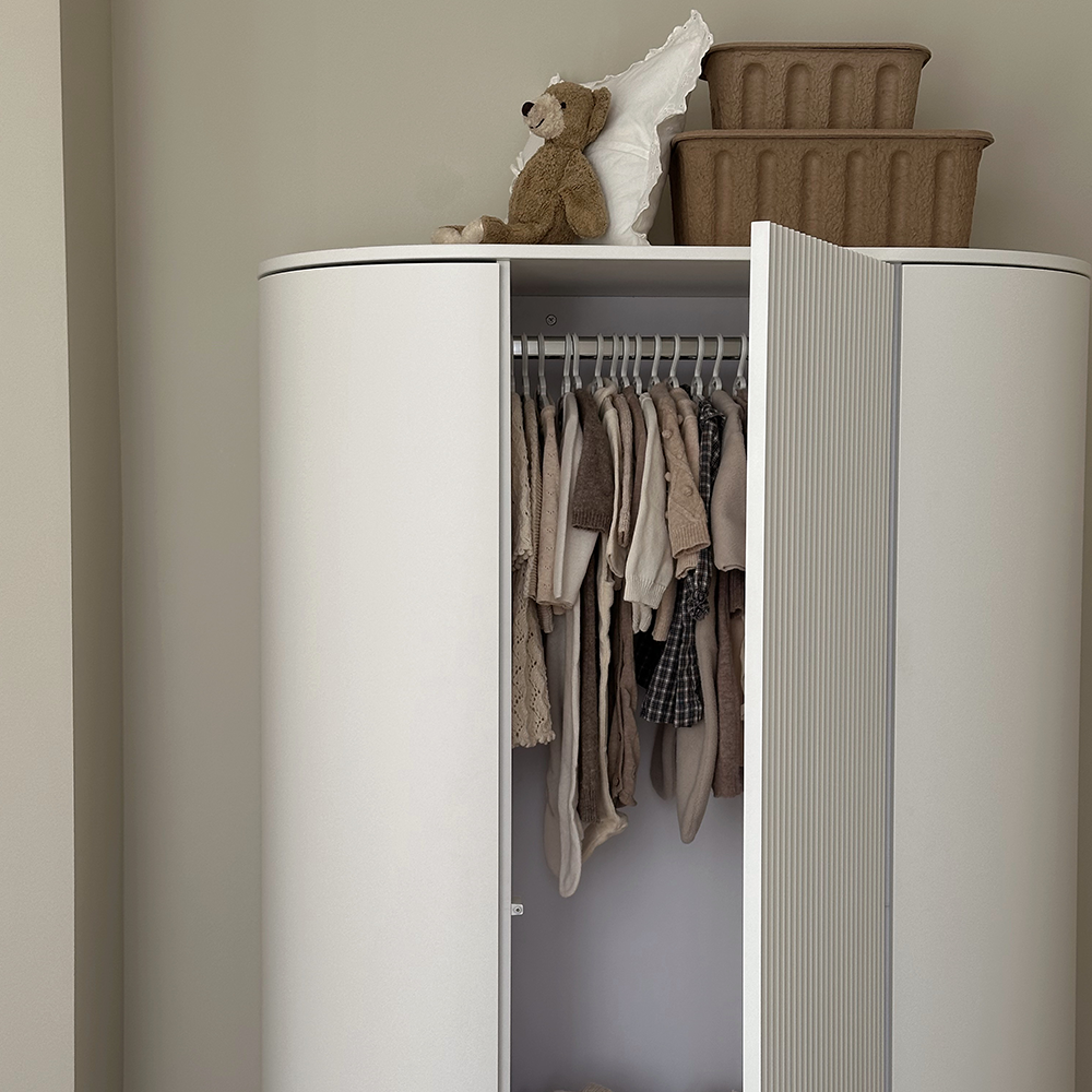 Kas Kopenhagen Kleiderschrank &#39;Kai&#39; White