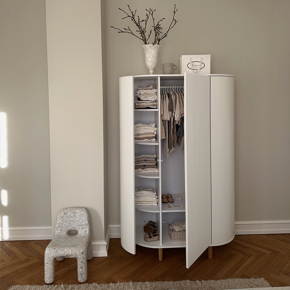 Kas Kopenhagen Kleiderschrank &#39;Kai&#39; White