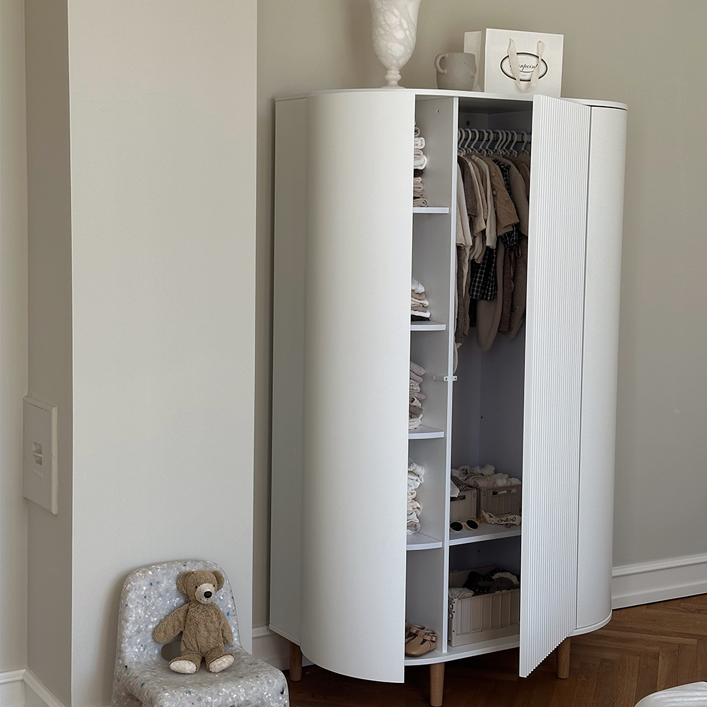 Kas Kopenhagen Kleiderschrank &#39;Kai&#39; White