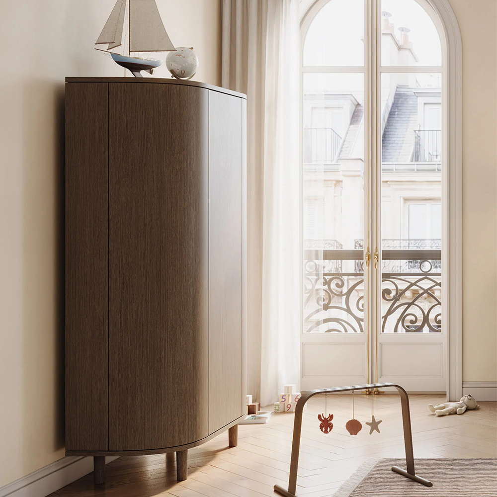 Kas Kopenhagen Kleiderschrank 'Kai' Smoked Oak