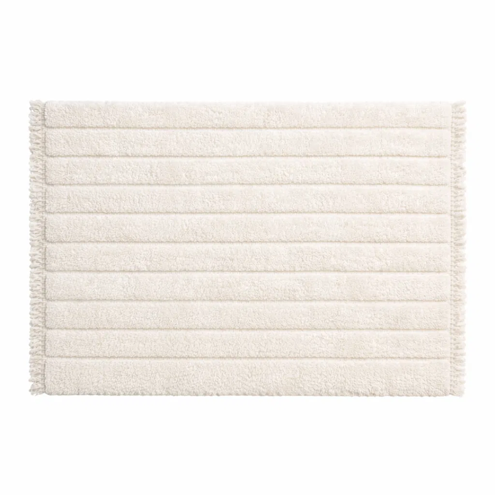 Kas Kopenhagen  Baumwollteppich 'Stripes' waschbar  Beige - Online MY SNOWFLAKE