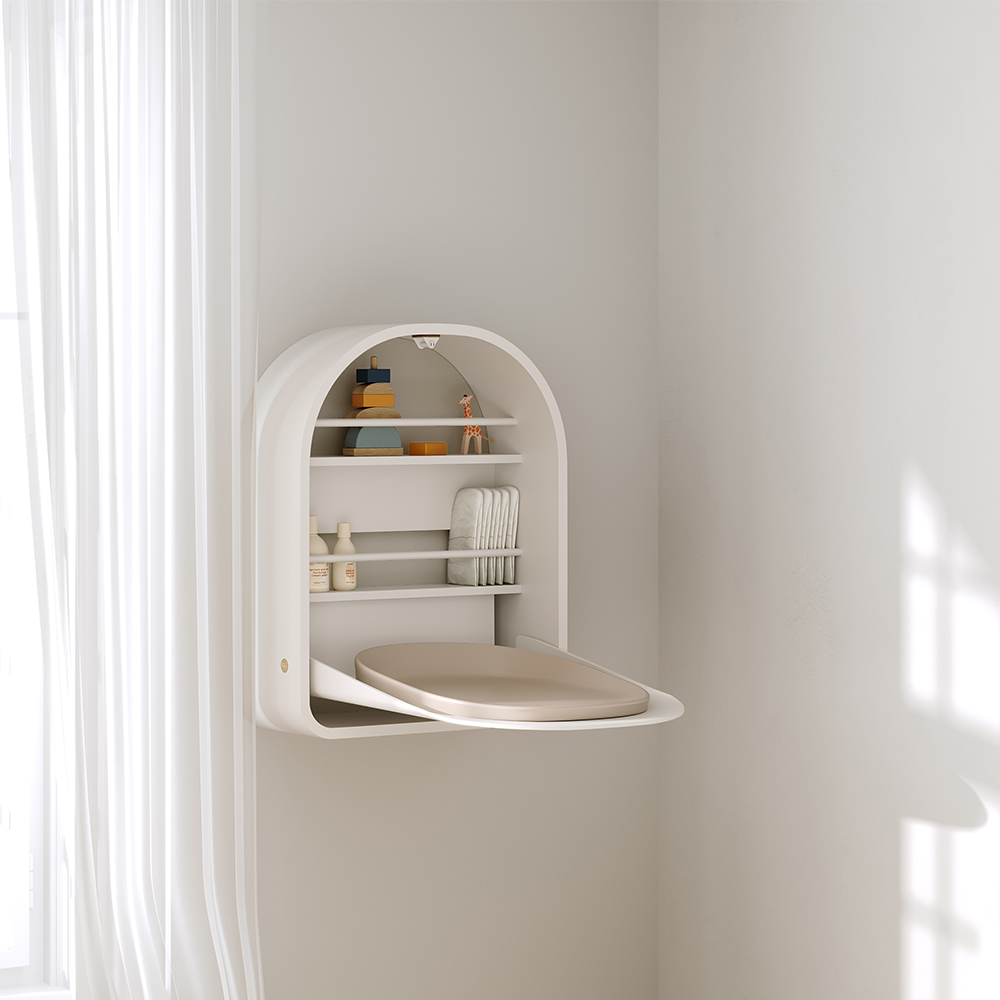 Kas Kopenhagen Wandwickeltisch 'Kai' White