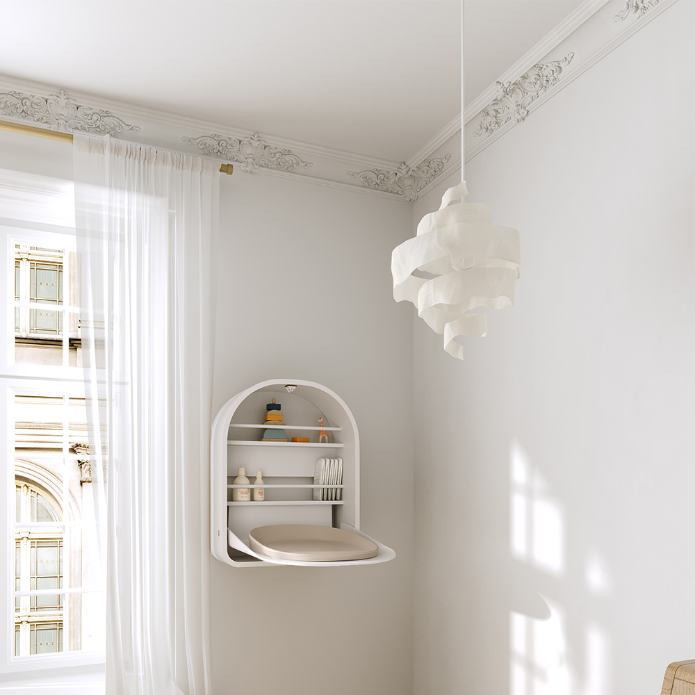 Kas Kopenhagen Wandwickeltisch 'Kai' White