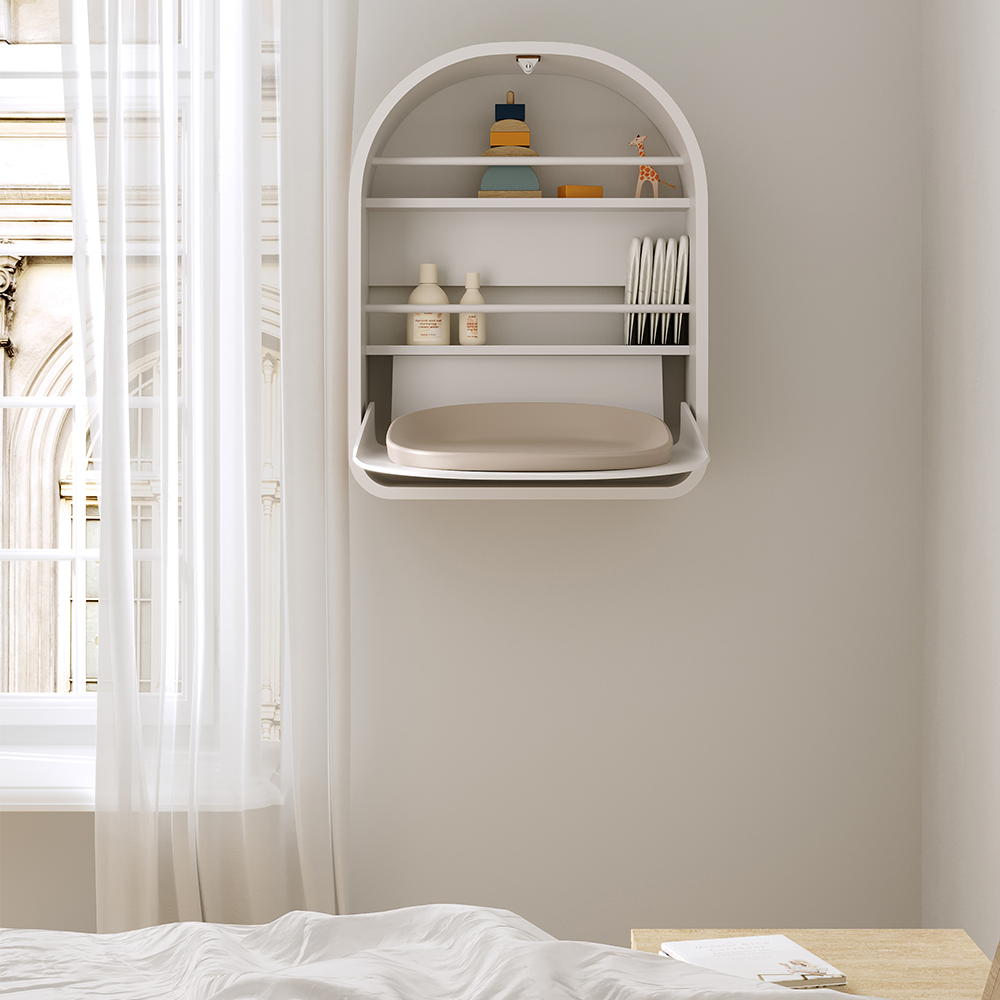 Kas Kopenhagen Wandwickeltisch 'Kai' White