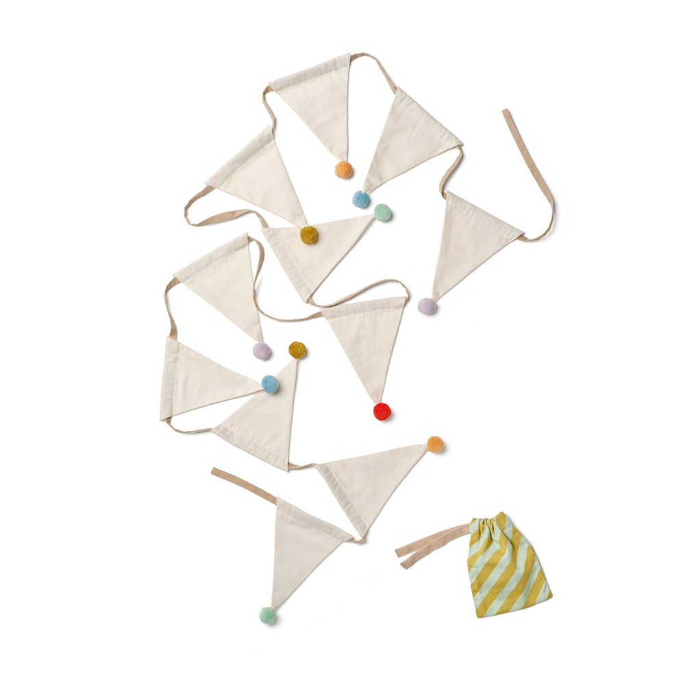 Kids Concept Geburtstagsgirlande &#39;Pom Pom&#39;