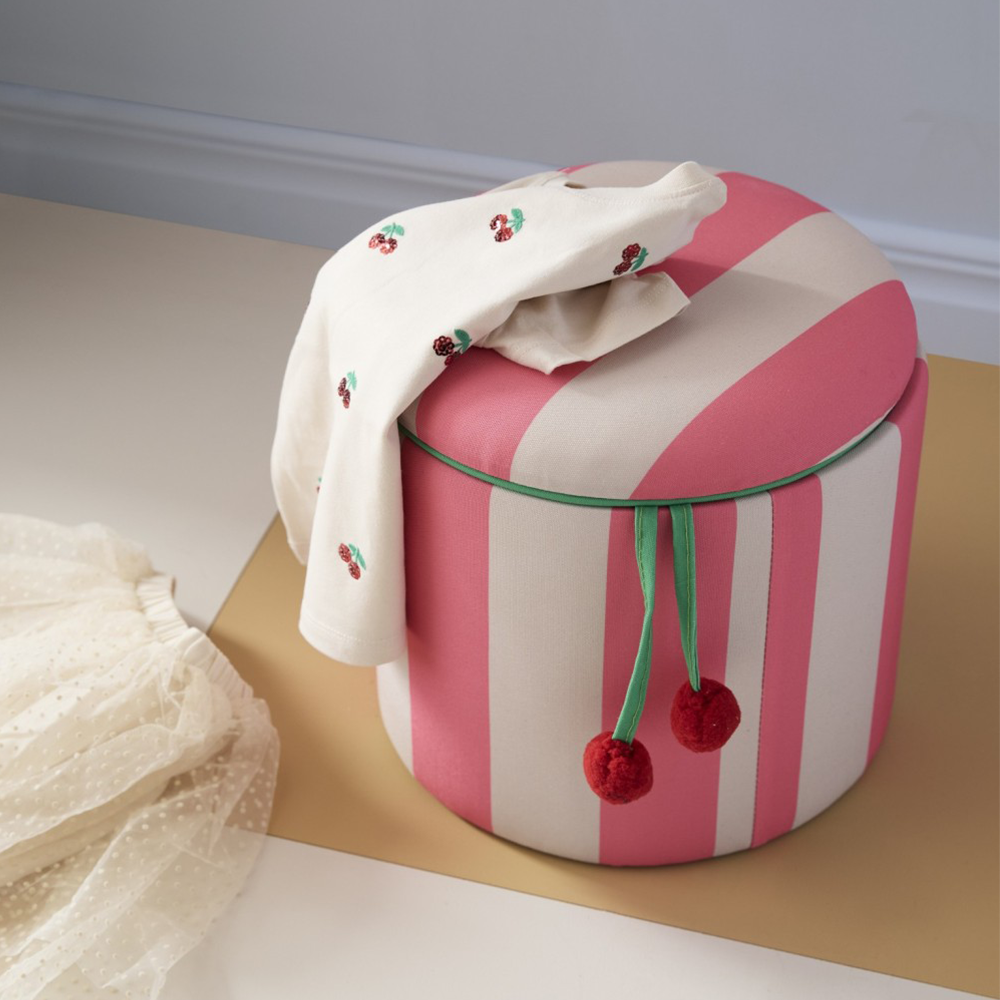 Kids Concept  Sitzhocker mit Stauraum Rosa