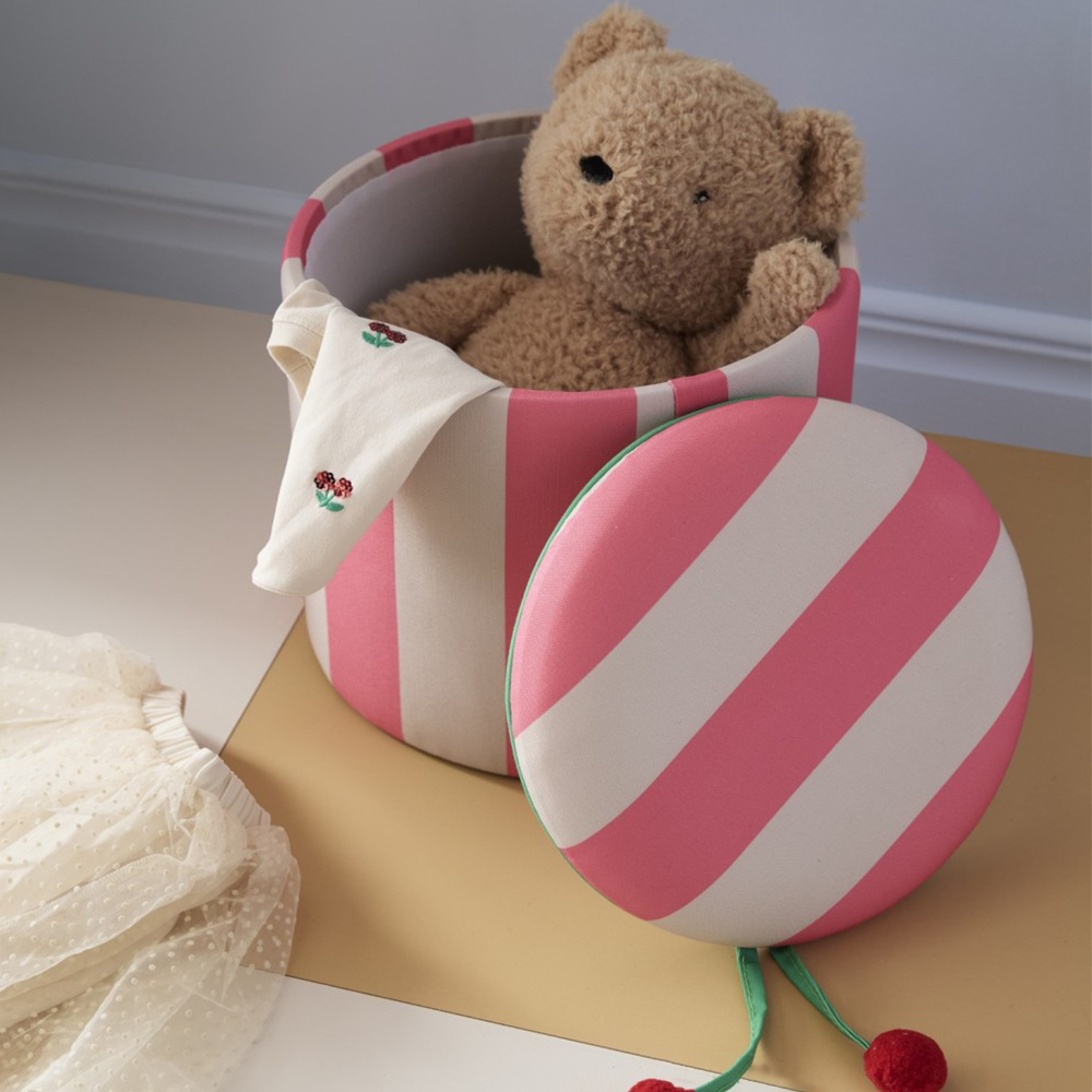 Kids Concept  Sitzhocker mit Stauraum Rosa