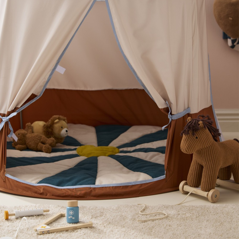 Kids Concept  Spielmatte 'Zirkus' Blau - Online MY SNOWFLAKE