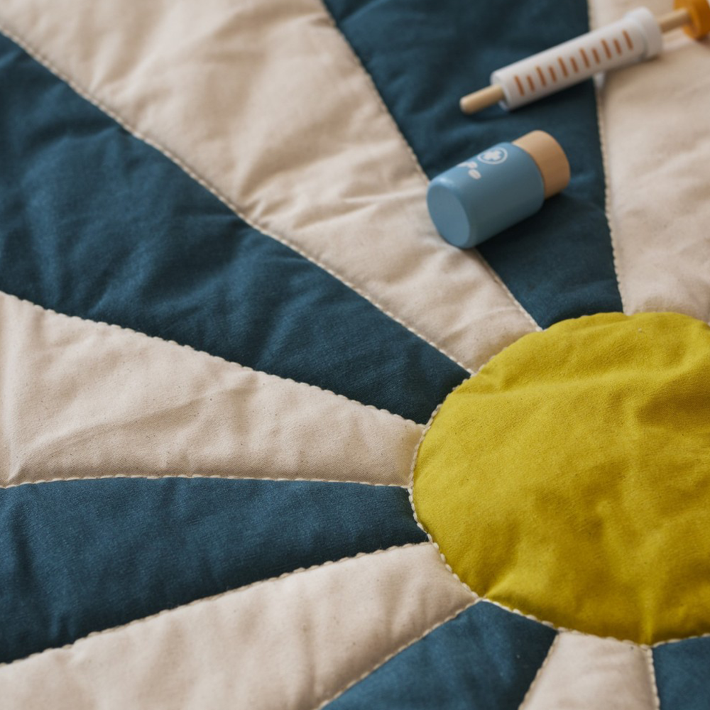 Kids Concept  Spielmatte 'Zirkus' Blau - Online MY SNOWFLAKE