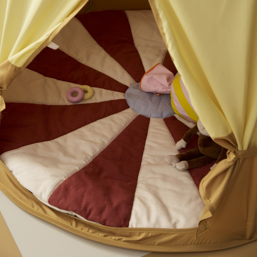 Kids Concept Tapis de jeu 'Cirque' Rouge