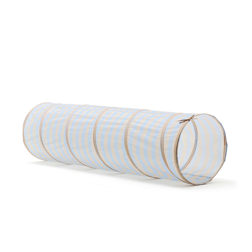 Kids Concept  Spieltunnel  'Streifen' Hellblau - Online MY SNOWFLAKE