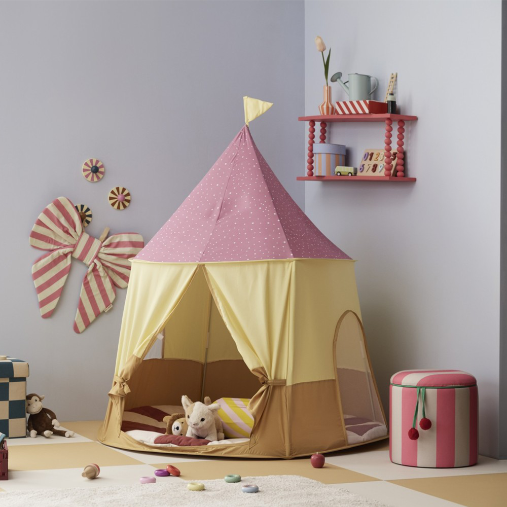 Kids Concept  Spielzelt 'Zirkus' Rosa - Online MY SNOWFLAKE