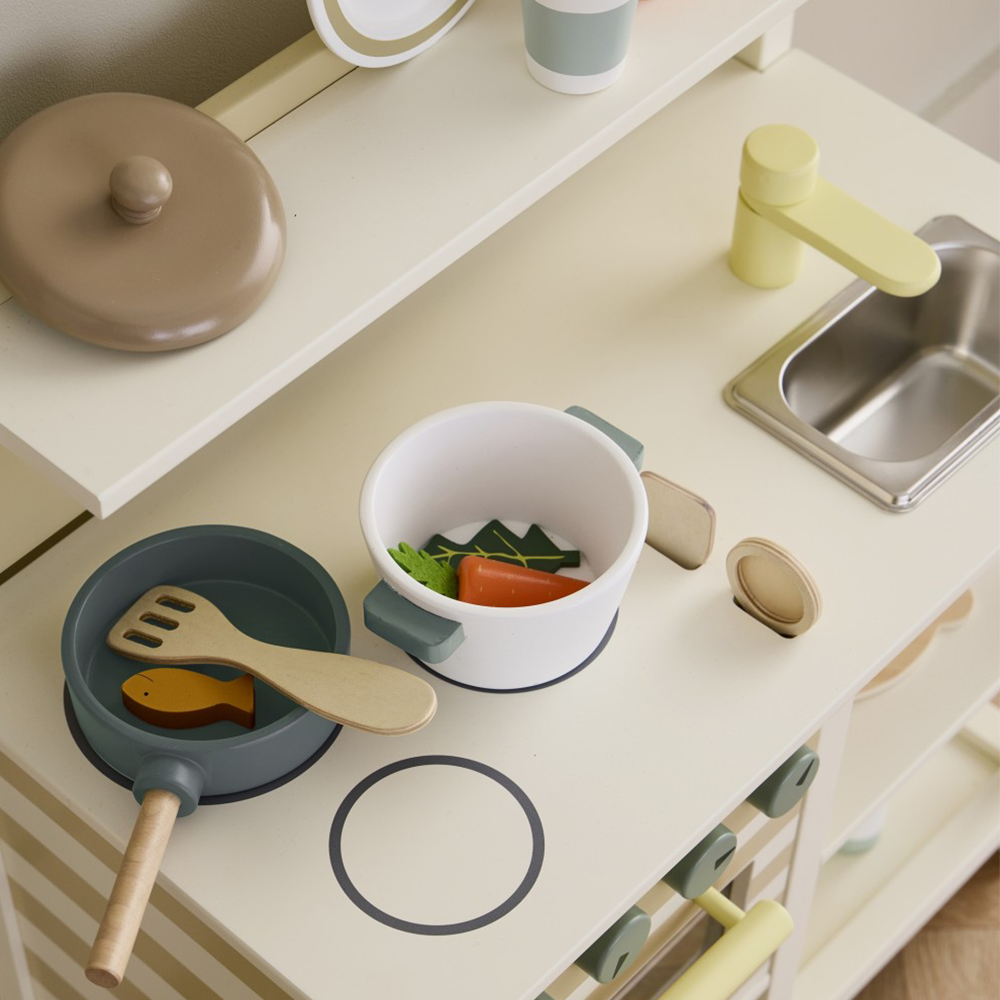 Kids Concept Spielküche mit Zubehör Weiss