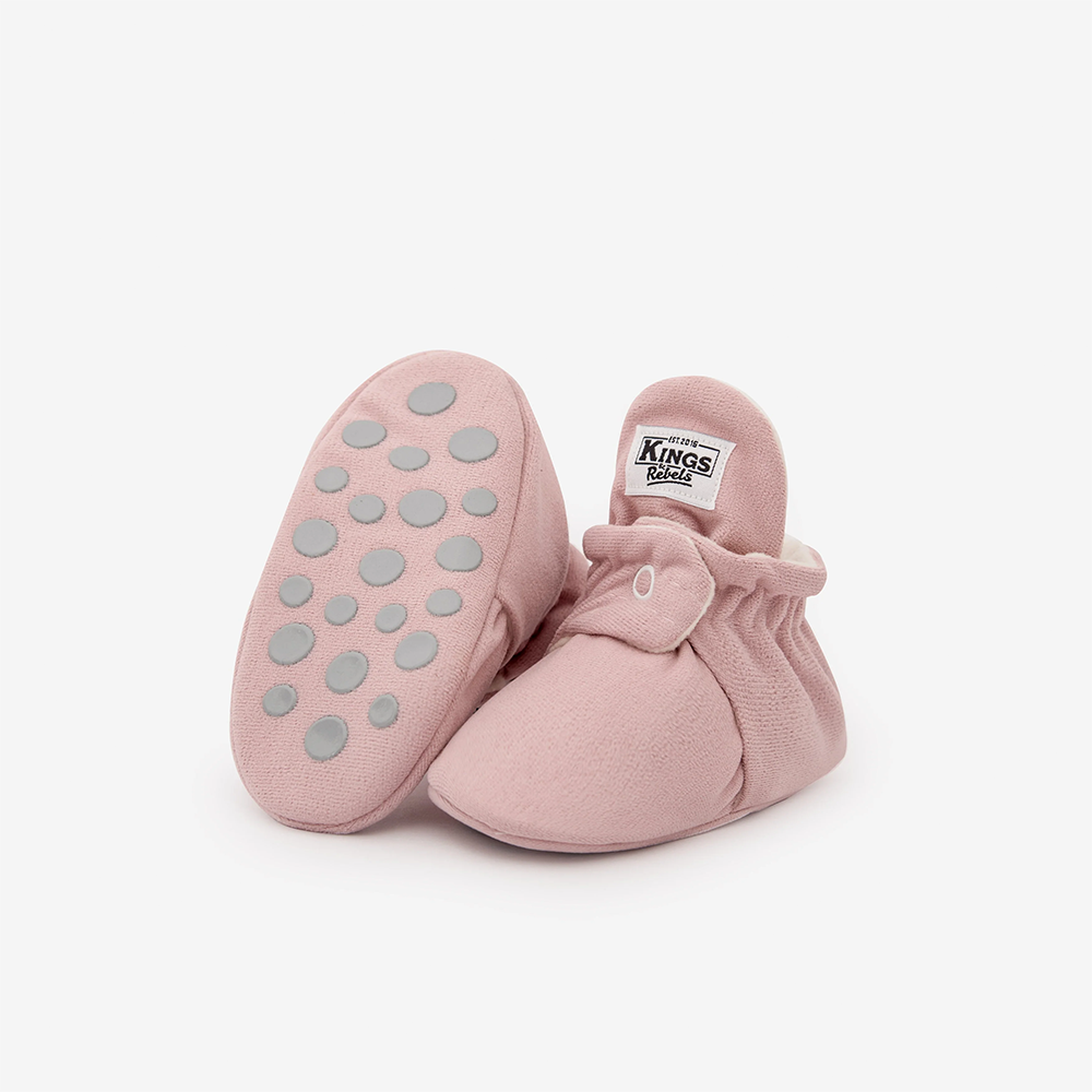 Kings & Rebels Baby Booties 'Gamuza' Rosewood - Online MY SNOWFLAKE