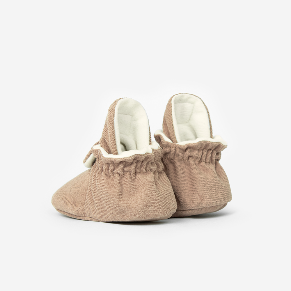 Kings &amp; Rebels Baby Booties &#39;Gamuza&#39; Café