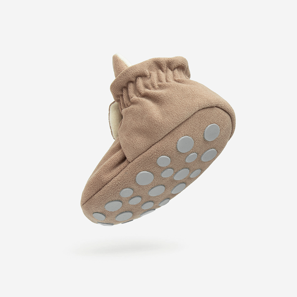 Kings &amp; Rebels Baby Booties &#39;Gamuza&#39; Café