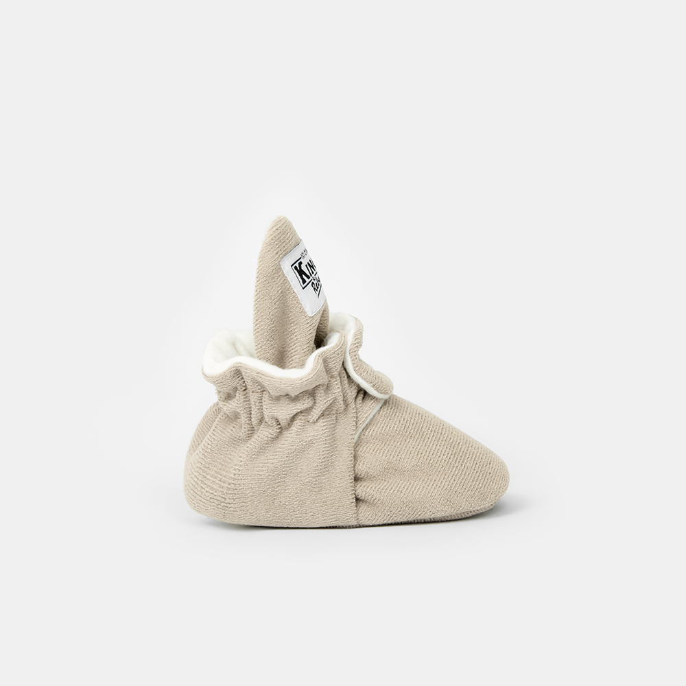 Kings &amp; Rebels Baby Booties &#39;Gamuza&#39; Ivory