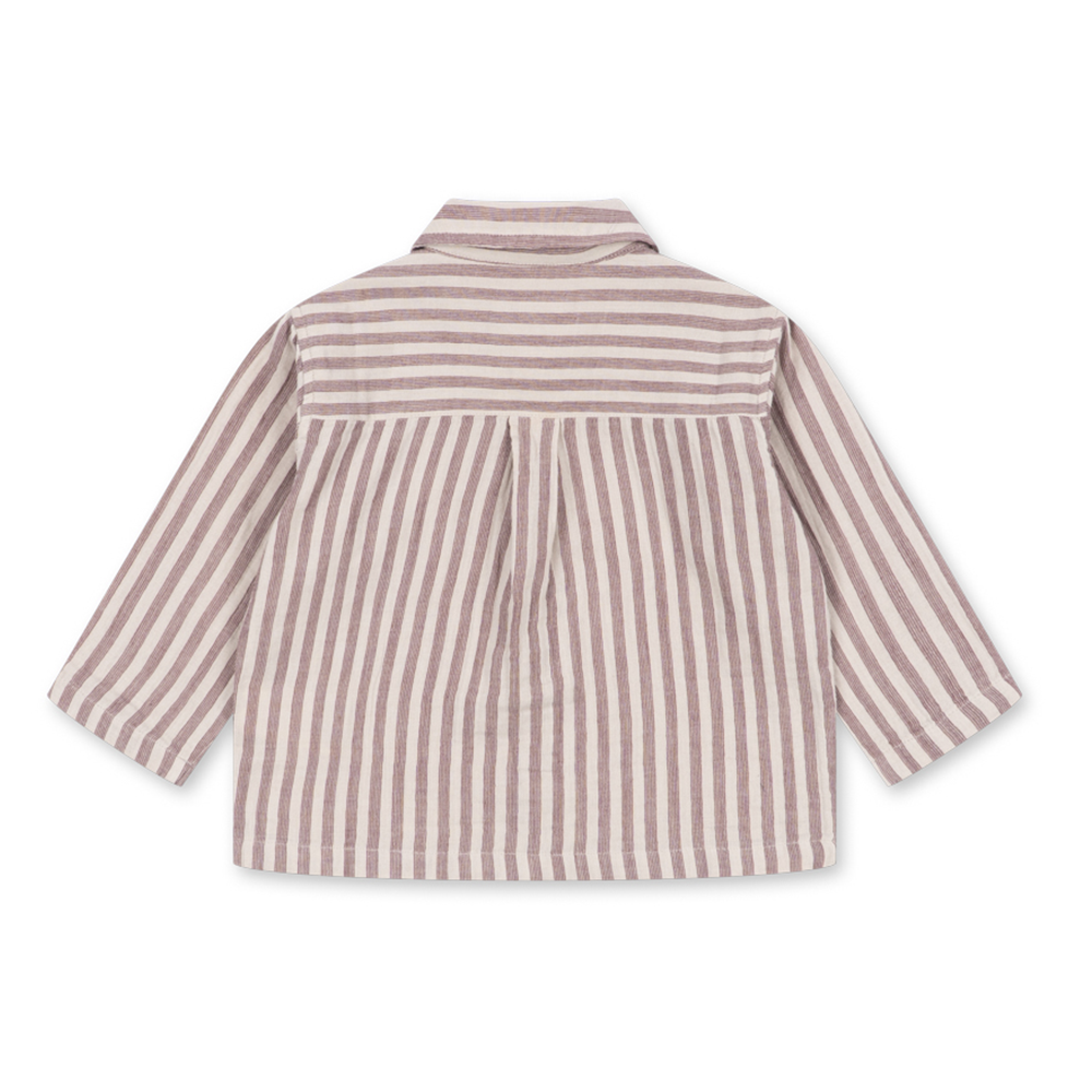 Konges Sløjd  Musselin Hemd 'Ely' Red Stripes