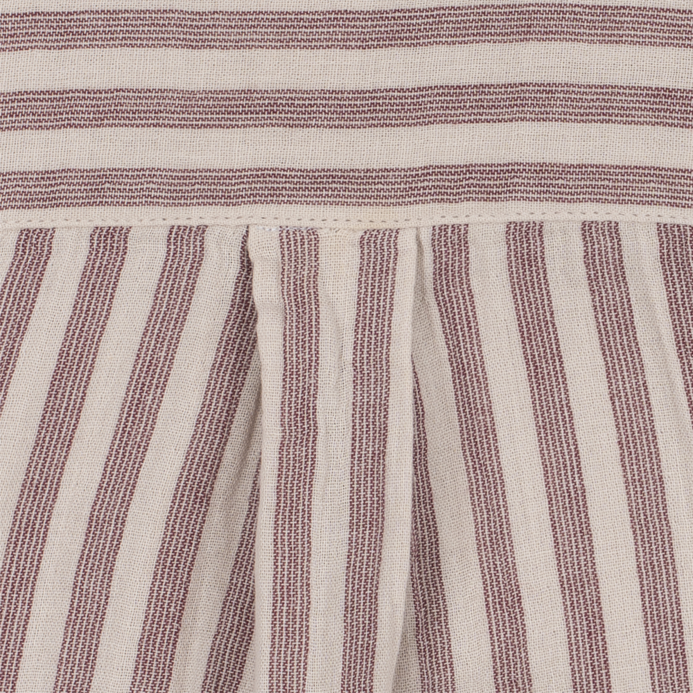 Konges Sløjd  Musselin Hemd 'Ely' Red Stripes