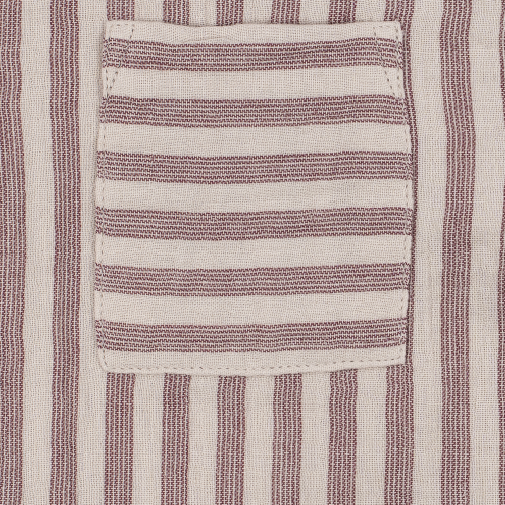 Konges Sløjd  Musselin Hemd 'Ely' Red Stripes