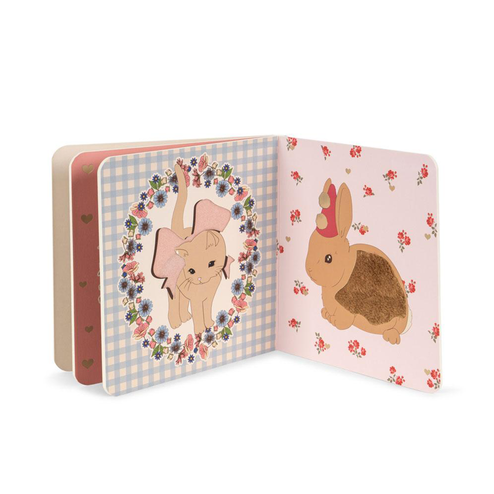 Konges Sløjd Baby Book 'Touch and Feel' Bear