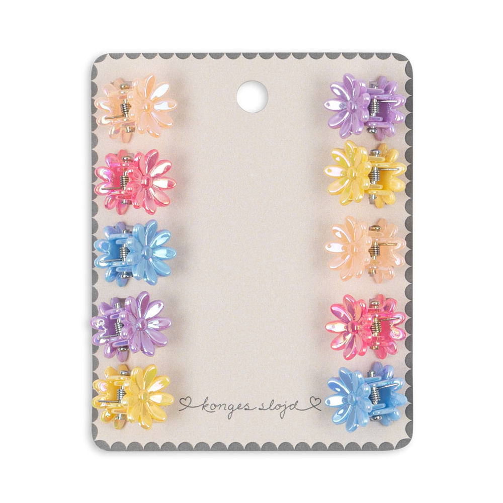 Konges Sløjd Haarklammern 'Mini Flower' 10er-Set - Online MY SNOWFLAKE