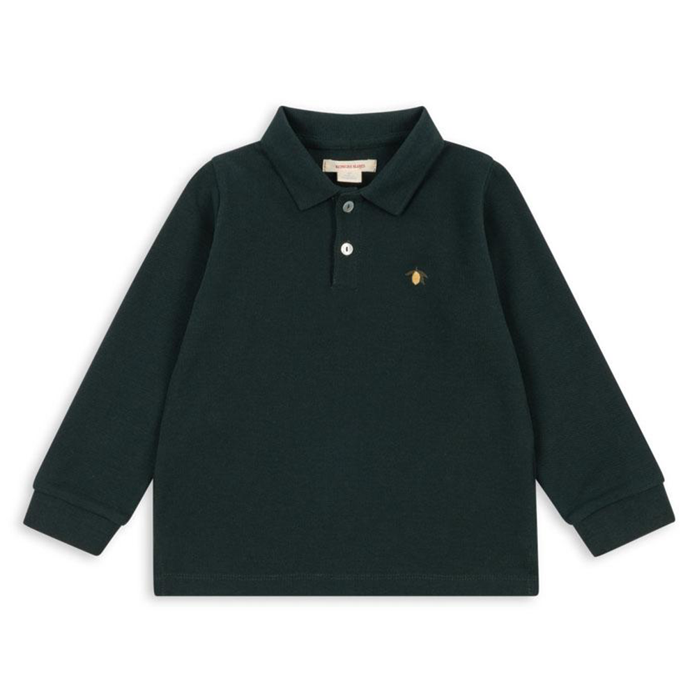 Konges Sløjd Polo Shirt mit langen Ärmeln &#39;Florian&#39; Pine Grove