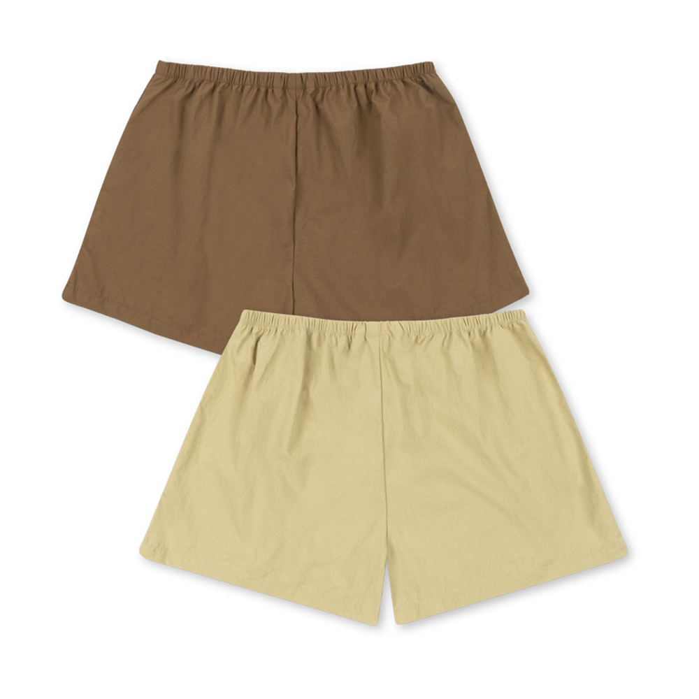 Konges Sløjd Shorts 2er-Set für Erwachsene 'Acty Mommy'  Pale Olive Green/Ermine