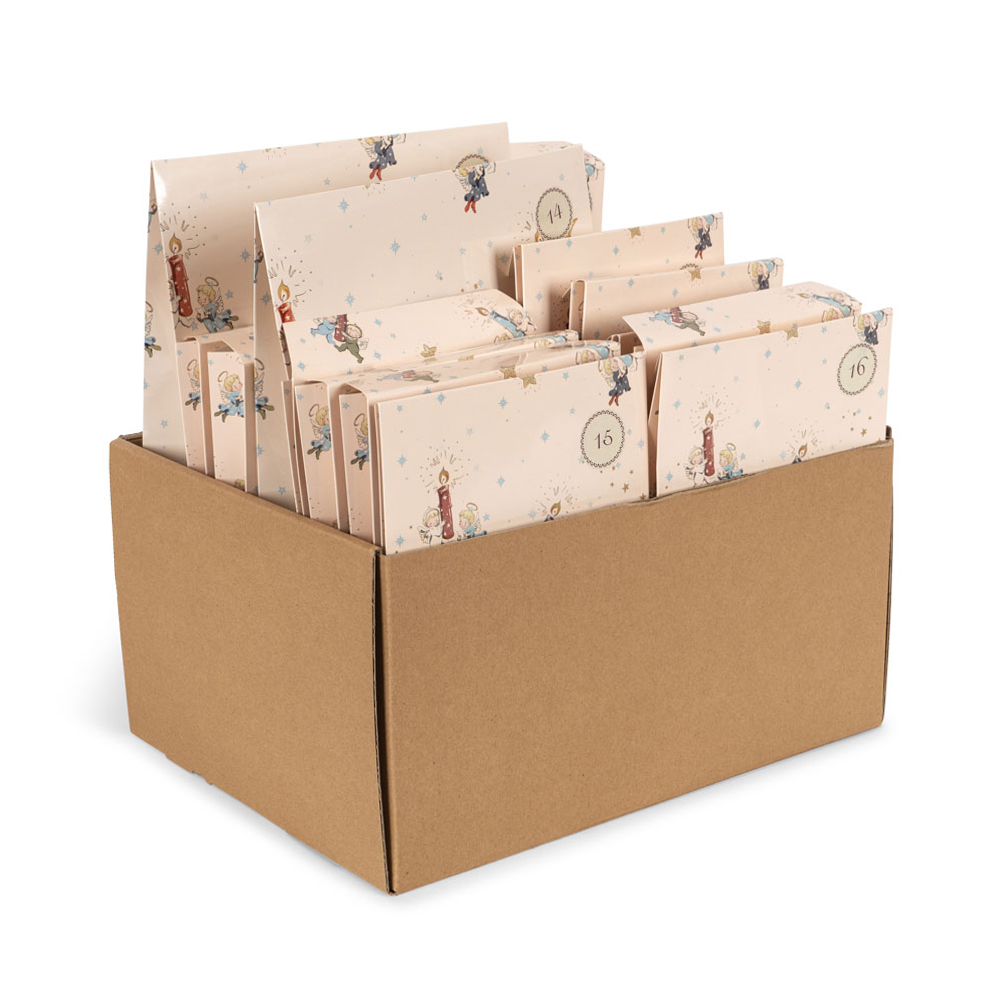 Konges Sløjd Adventskalender mit 24 Überraschungen Beige