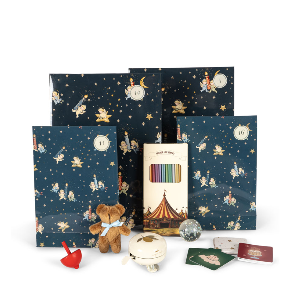 Konges Sløjd Adventskalender mit 24 Überraschungen Blue