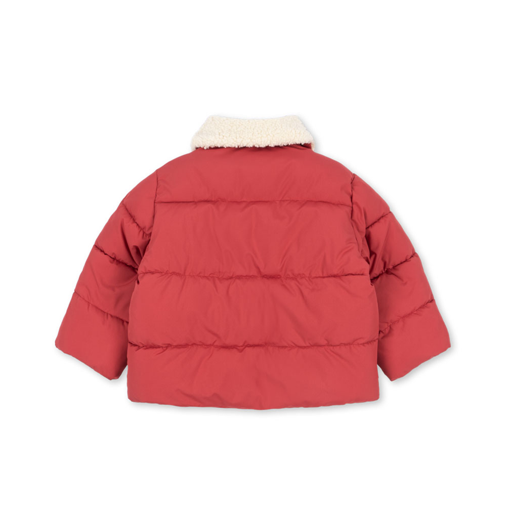 Konges Sløjd Winterjacke mit Kragen 'Alpi Collar' Cardinal