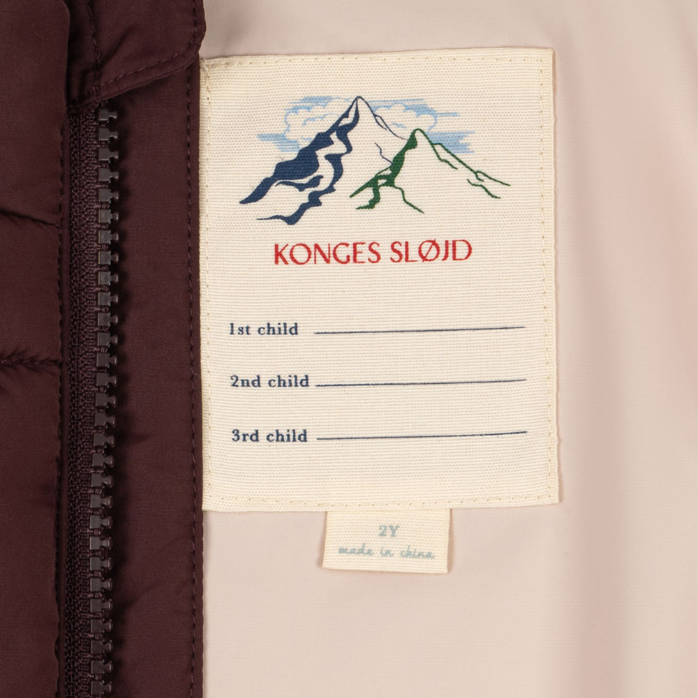 Konges Sløjd Winter Jacket 'Alpi' Decadent Chocolate