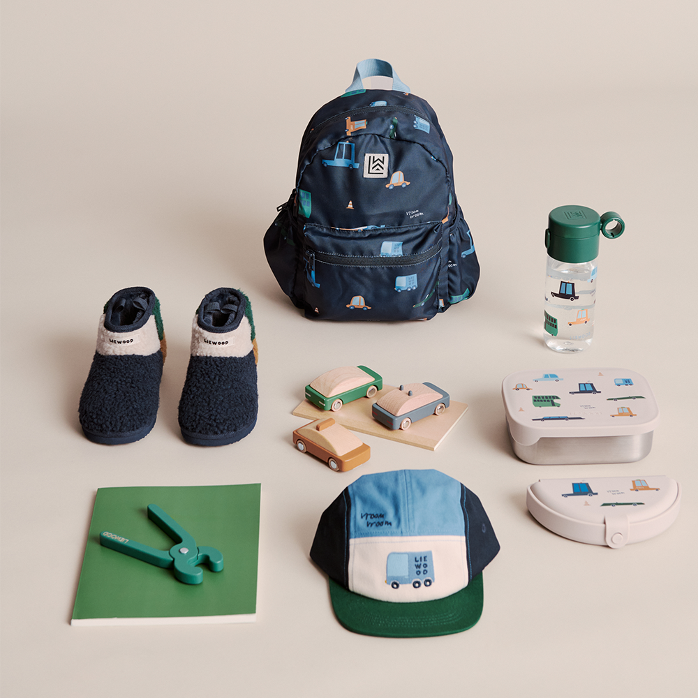 Liewood Backpack 'Andreas' Cars/Classic Navy