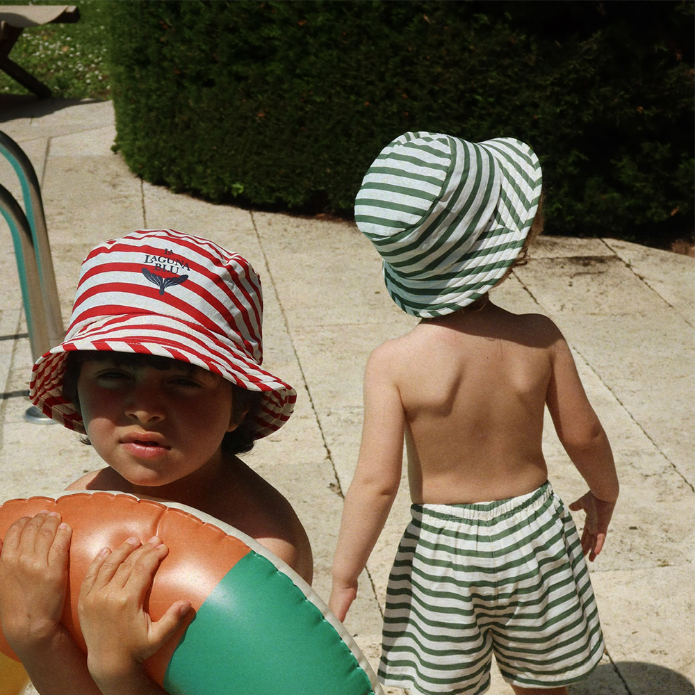 Konges Sløjd UV-Sonnenhut 'Asnou' Stripe Rouge