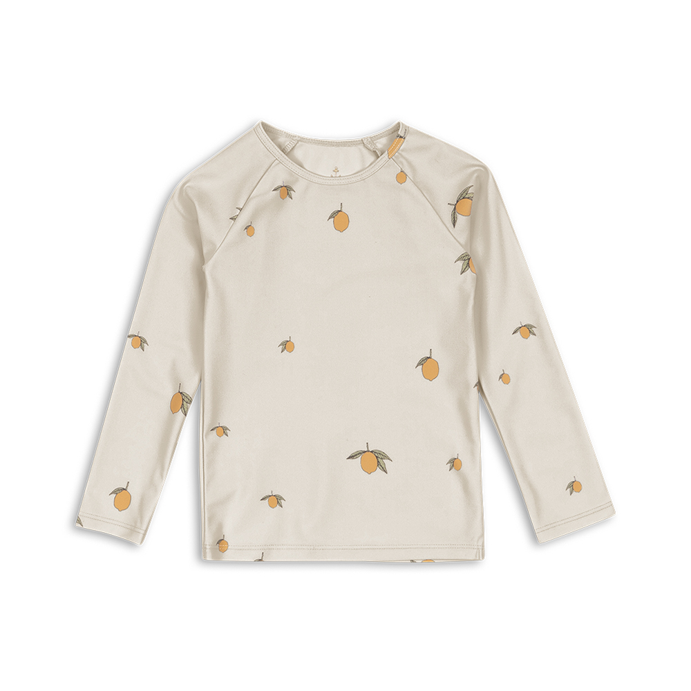 Konges Sløjd Long Sleeve UV Swim Shirt 'Aster' Mon Grand Citron