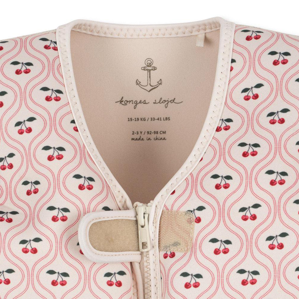 Konges Sløjd Rüschen Schwimmweste &#39;Avery&#39; Cherry Pink Motif