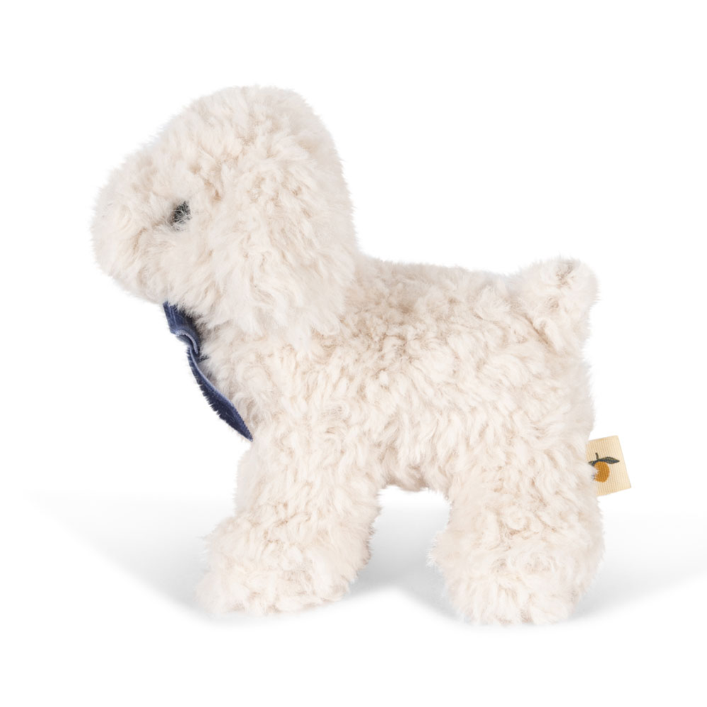 Konges Sløjd Plush Toy 'Baby Animals' White Dog