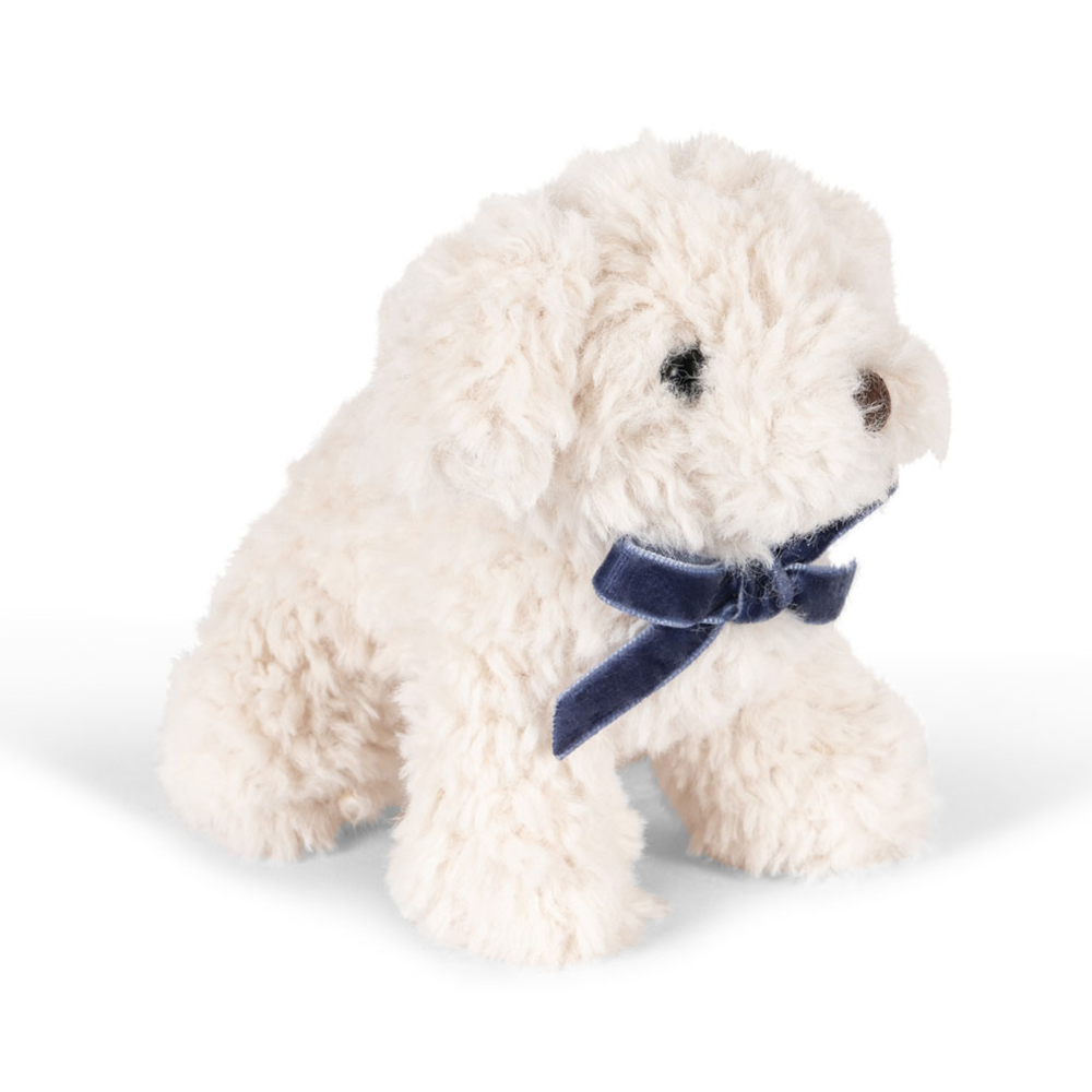 Konges Sløjd Plush Toy 'Baby Animals' White Dog