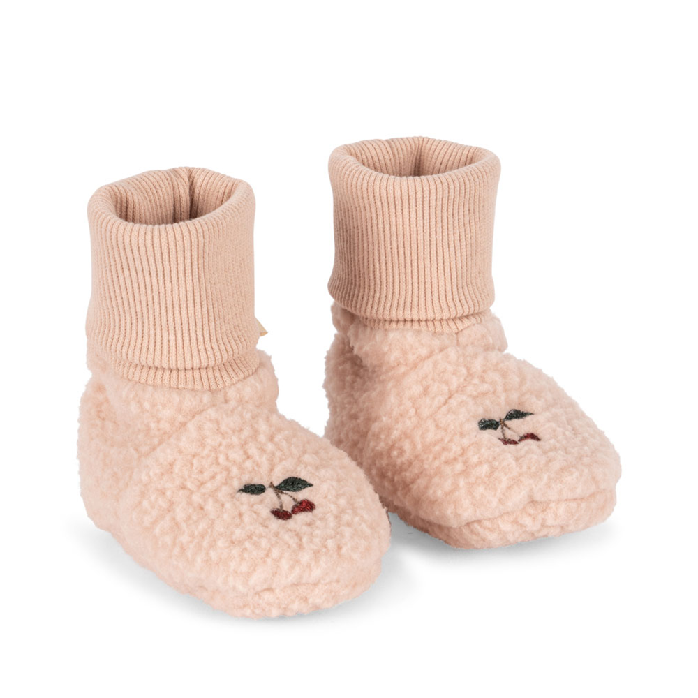 Konges Sløjd Baby Booties 'Safa' Rose Smoke