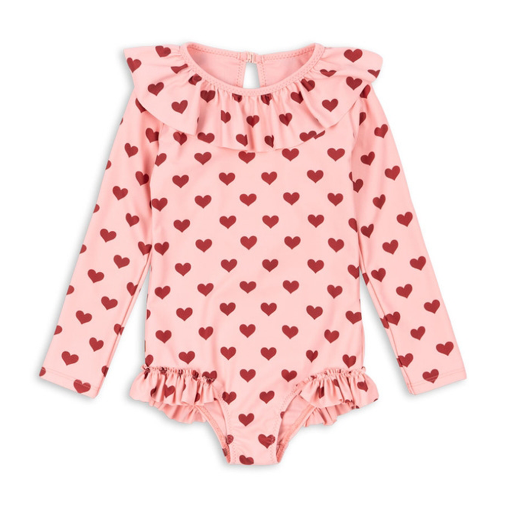 Konges Sløjd Badeanzug 'Manuca Frill' Amour Pink