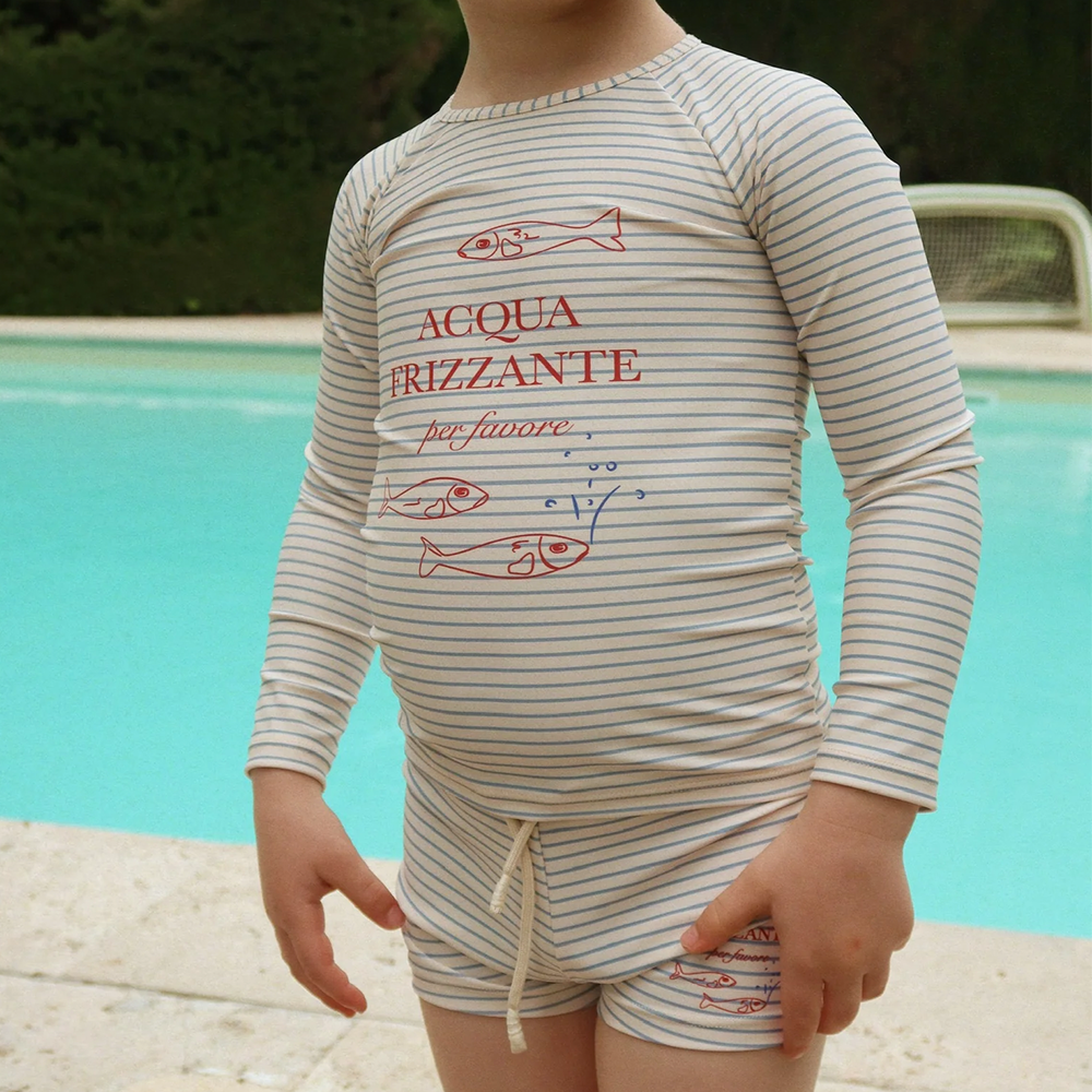 Konges Sløjd Swim Trunks 'Aster' Stripe Bluie