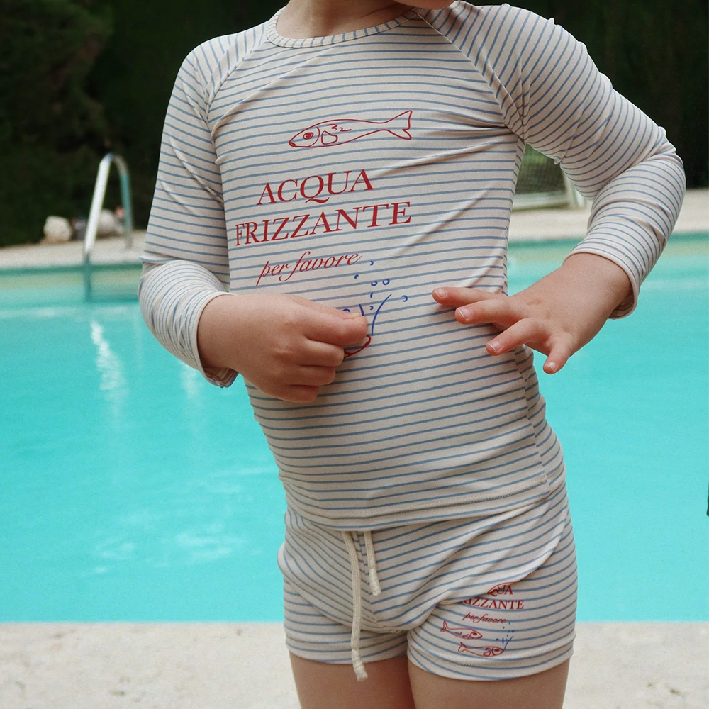 Konges Sløjd Swim Trunks 'Aster' Stripe Bluie