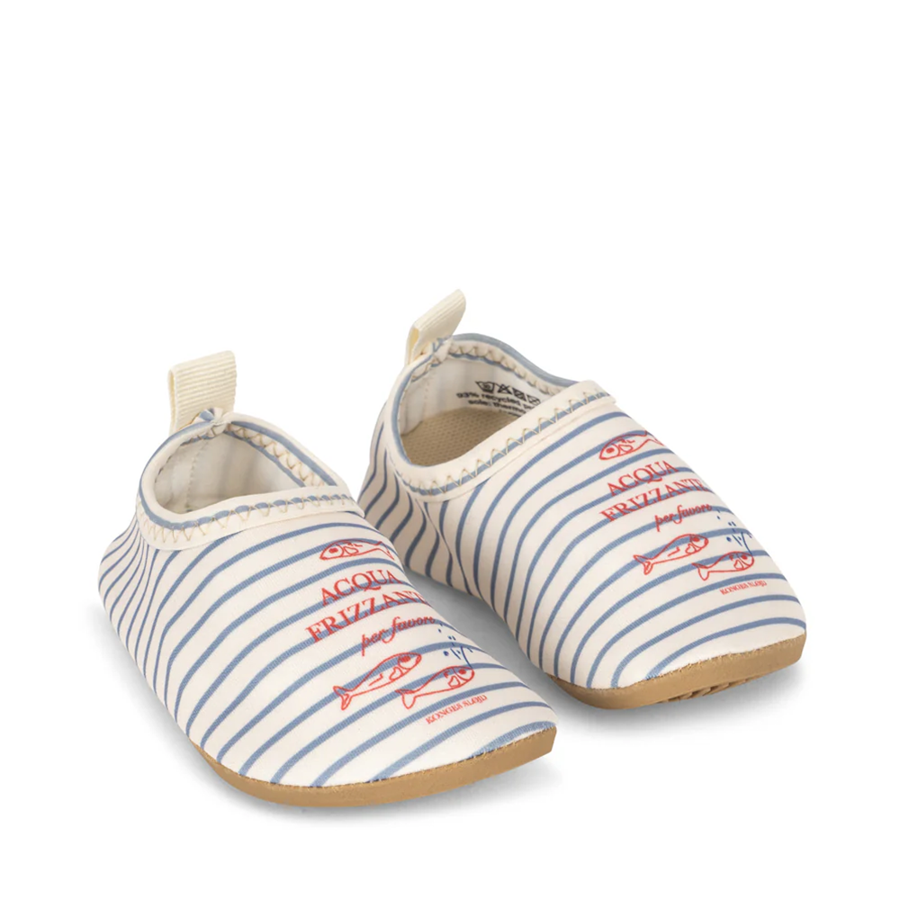 Konges Sløjd UV-Badeschuhe 'Aster' Stripe Bluie