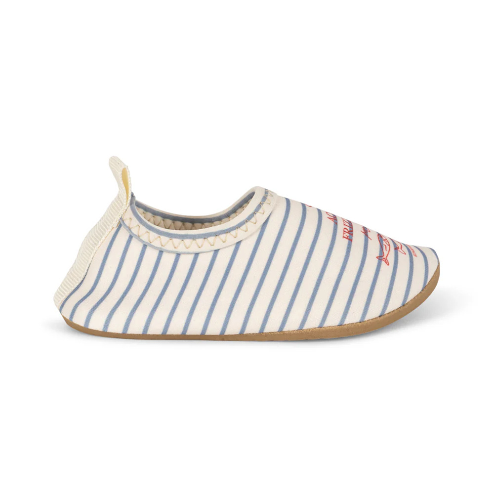 Konges Sløjd UV-Badeschuhe 'Aster' Stripe Bluie