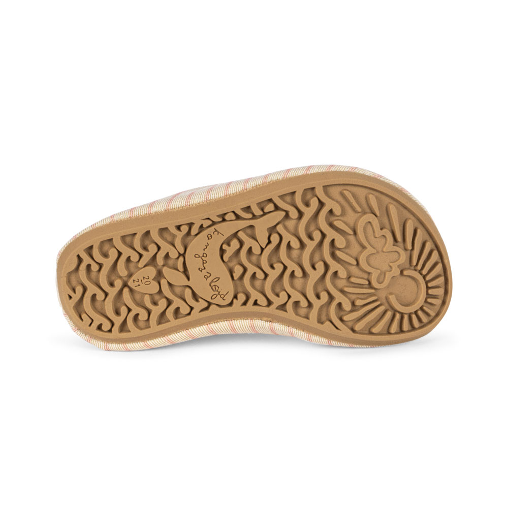 Konges Sløjd UV-Badeschuhe 'Jade' Rose Stripe