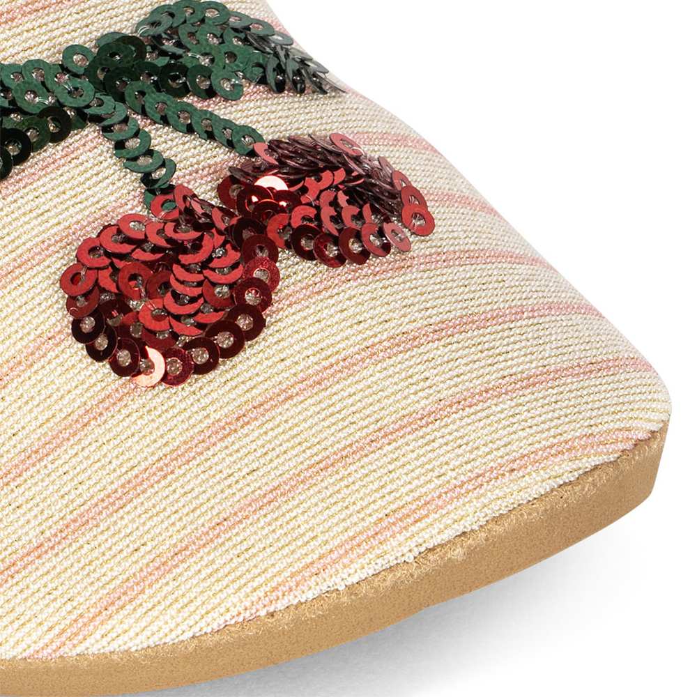Konges Sløjd UV-Badeschuhe 'Jade' Rose Stripe