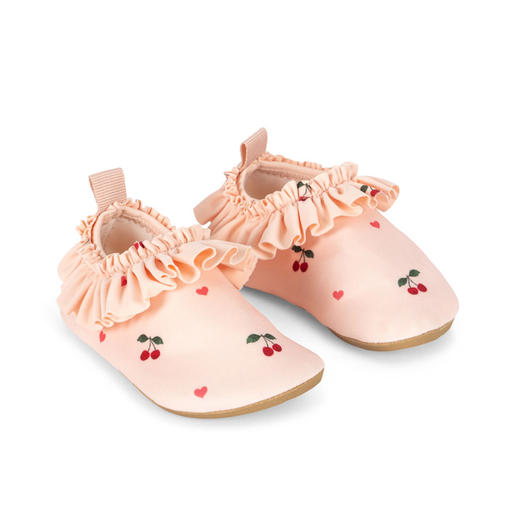 Chaussons de bain anti-UV Konges Sløjd 'Merle' Cherry Coeur Rose