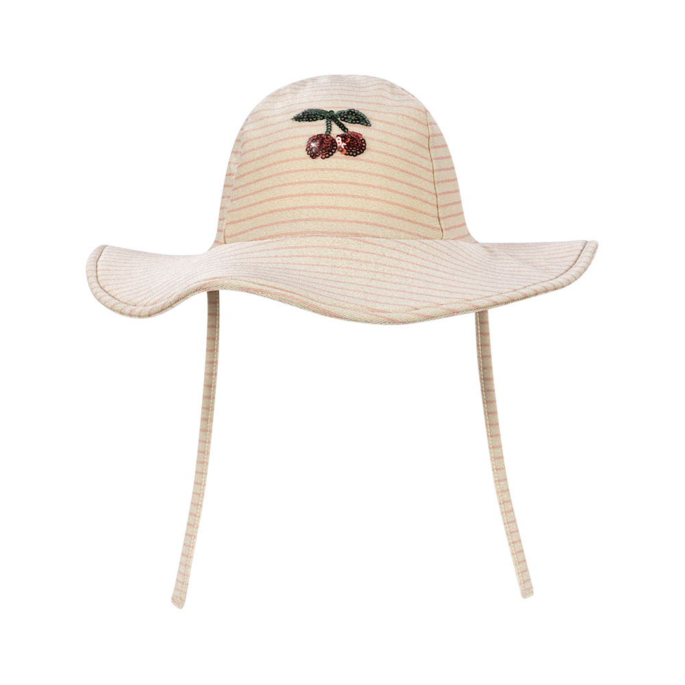 Konges Sløjd Sun Hat for Swimming 'Jade' Rose Stripe