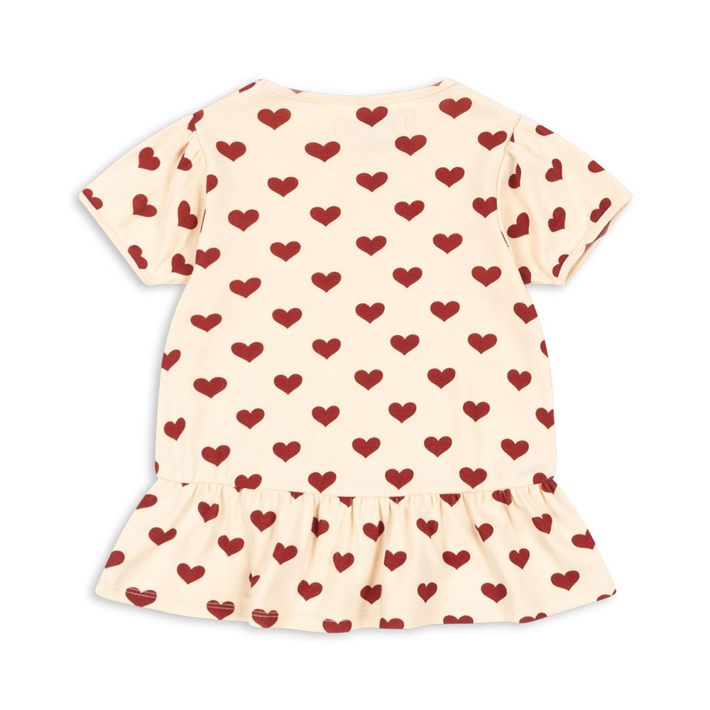Konges Sløjd T-Shirt 'Basic Frill' Amour Rouge
